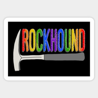 Rockhound Rock Pick Geology Hammer Rockhounding Sticker